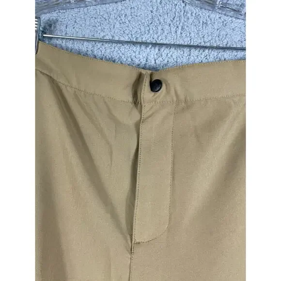 Spyder Men's Tan Joggers With Zipper Size L - Picture 6 of 12